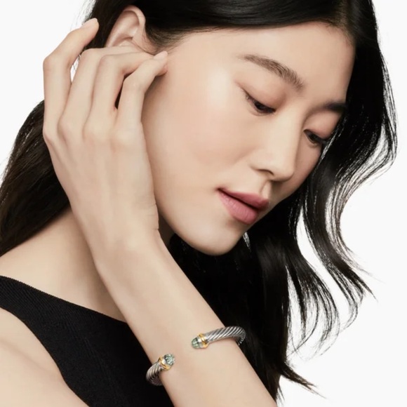 DAVID YURMAN CLASSIC CABLE BRACELET – PRASIOLITE - Picture 5 of 5